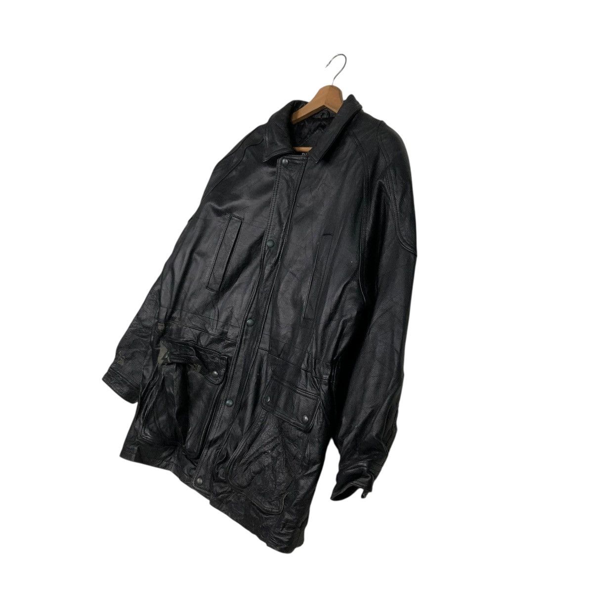 Japanese Brand 🔥VINTAGE BIKER LEATHE RJACKET BLANKET D’HOMME A HOMME Size US M / EU 48-50 / 2 - 4 Thumbnail