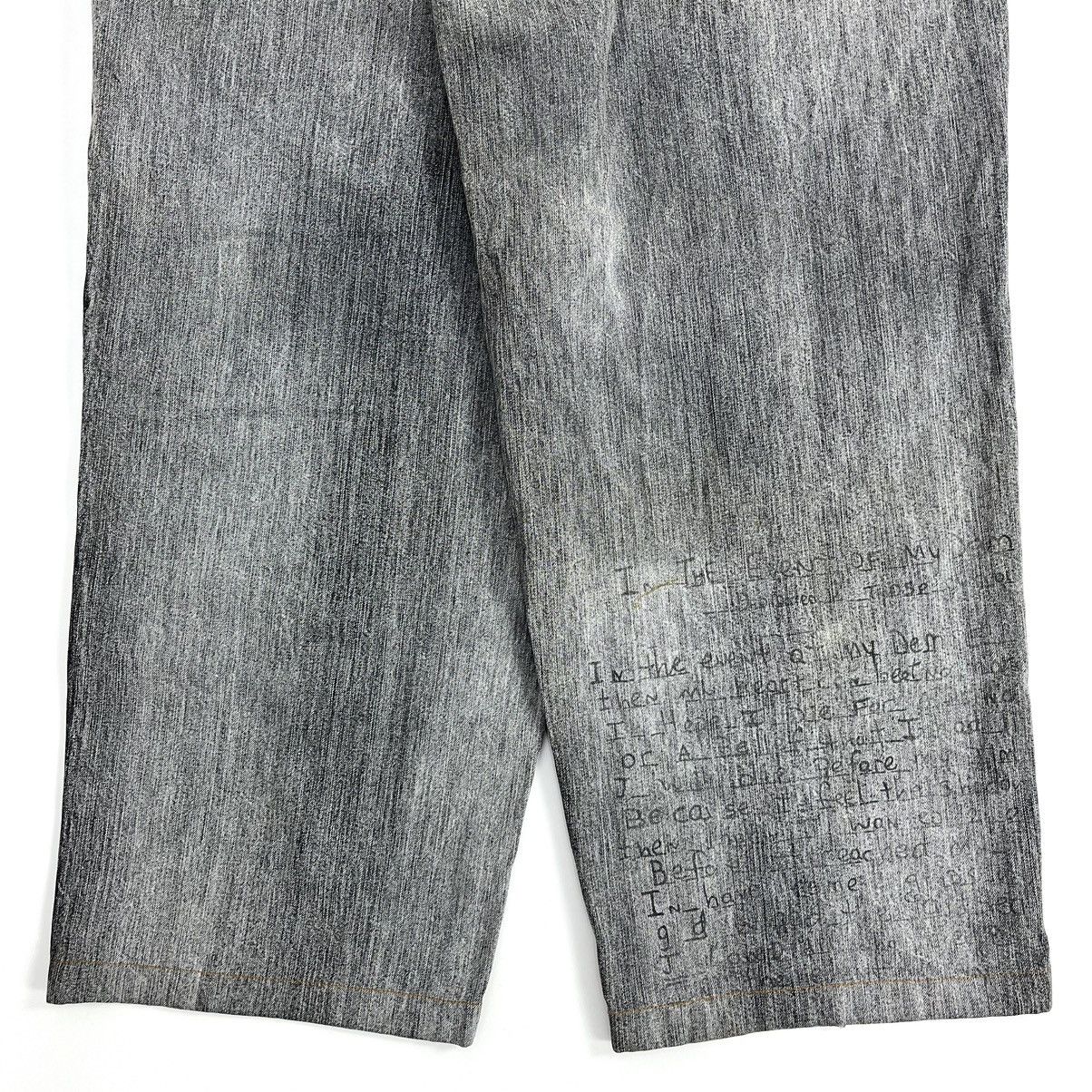 Makaveli × Vintage Vintage 2pac Makaveli Baggy Jeans Lyrics Printed Artworks Size US 40 / EU 56 - 14 Thumbnail