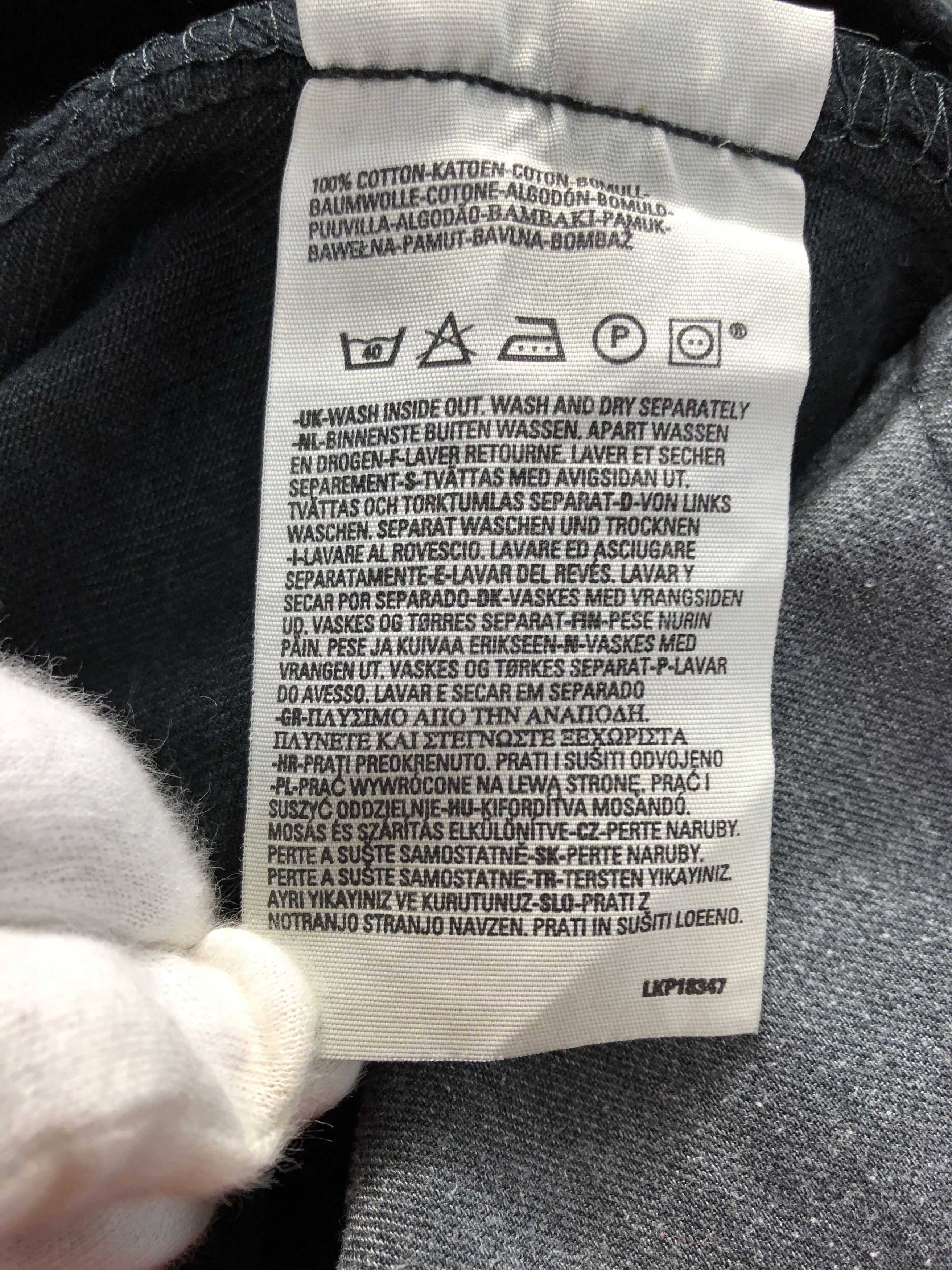Levi's Levis 501 black denim pants 27-2-18 256 Size US 28 / EU 44 - 3 Thumbnail