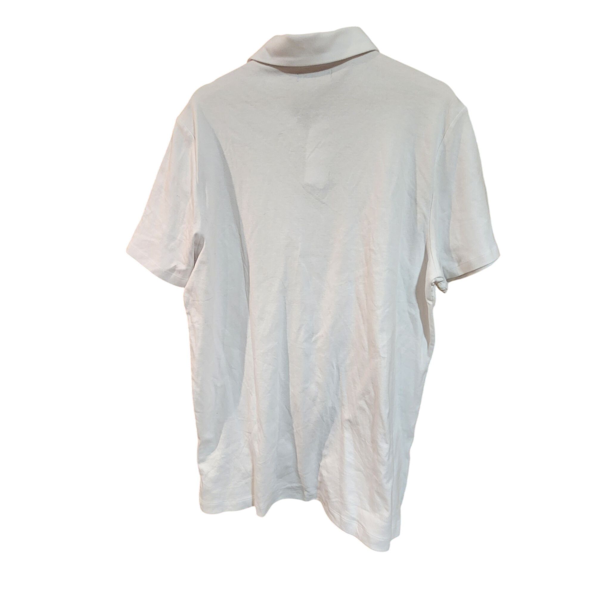 Banana Republic Banana Republic White Luxe Touch Performance Polo Shirt Mens Size US XL / EU 56 / 4 - 5 Thumbnail