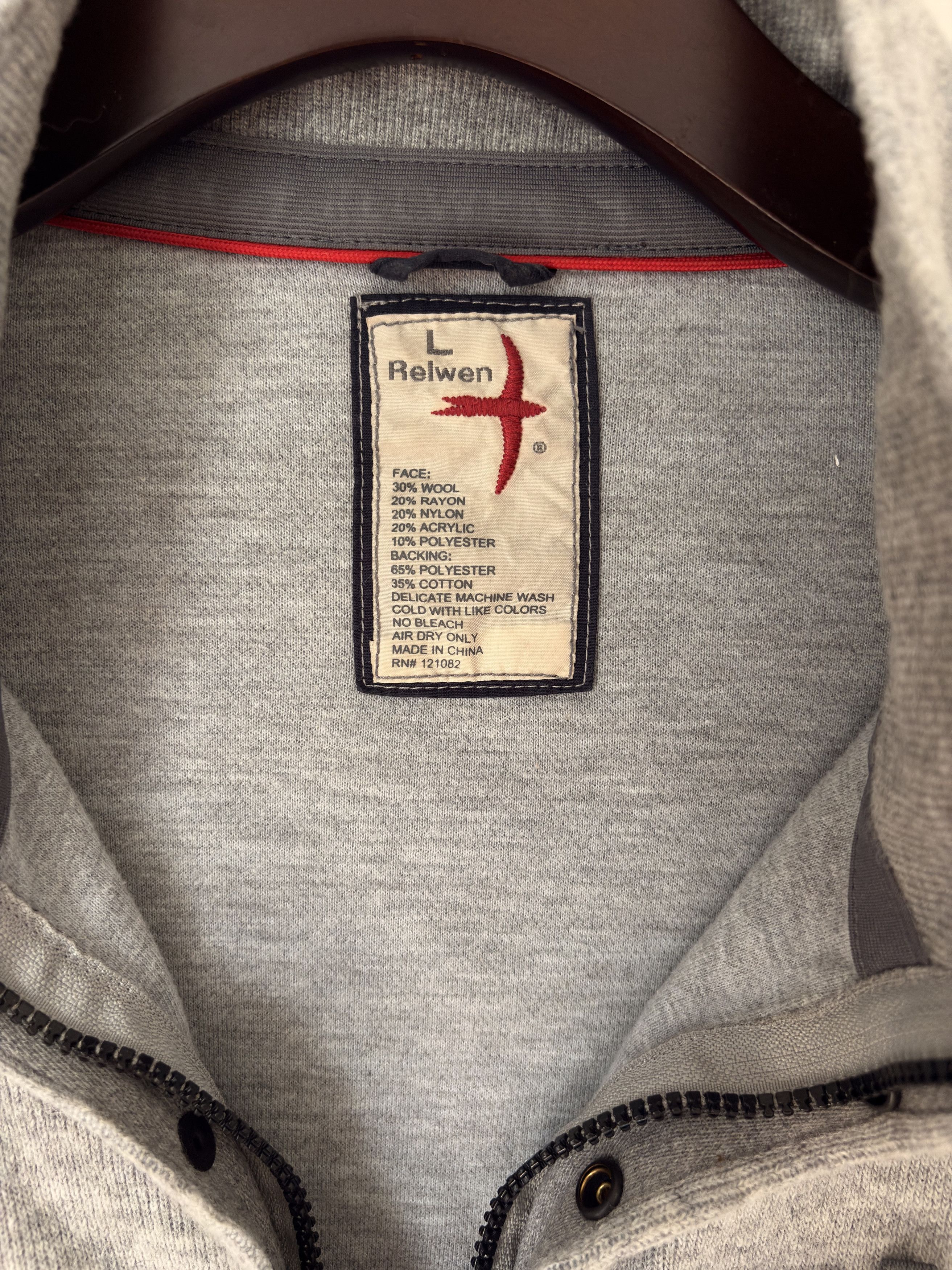 Relwen Lightweight Wool Pull-Over Sweater Size US L / EU 52-54 / 3 - 2 Thumbnail
