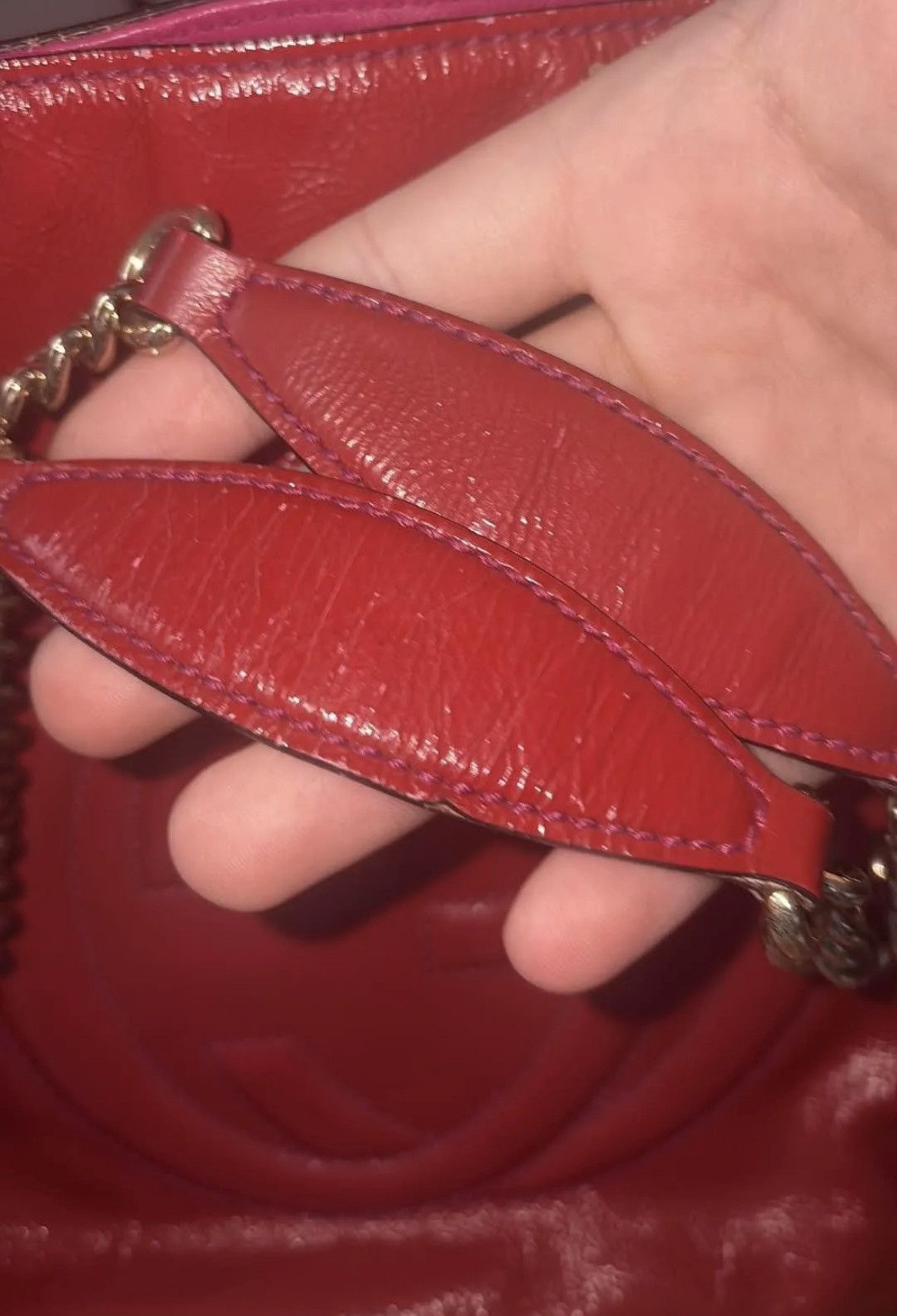 Gucci Gucci soho tote in red Size ONE SIZE - 6 Thumbnail
