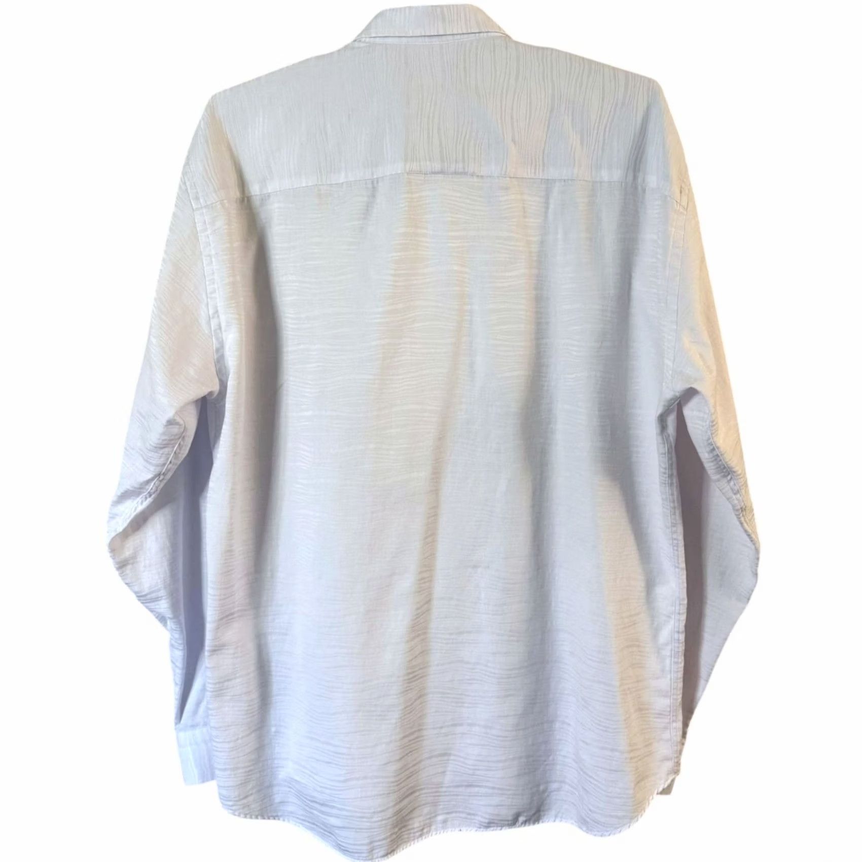 Eight X Buckle Eight X Hidden Button Down Long-Sleeve Shirt White Men XXL Classic-Fit Size US XXL / EU 58 / 5 - 4 Thumbnail
