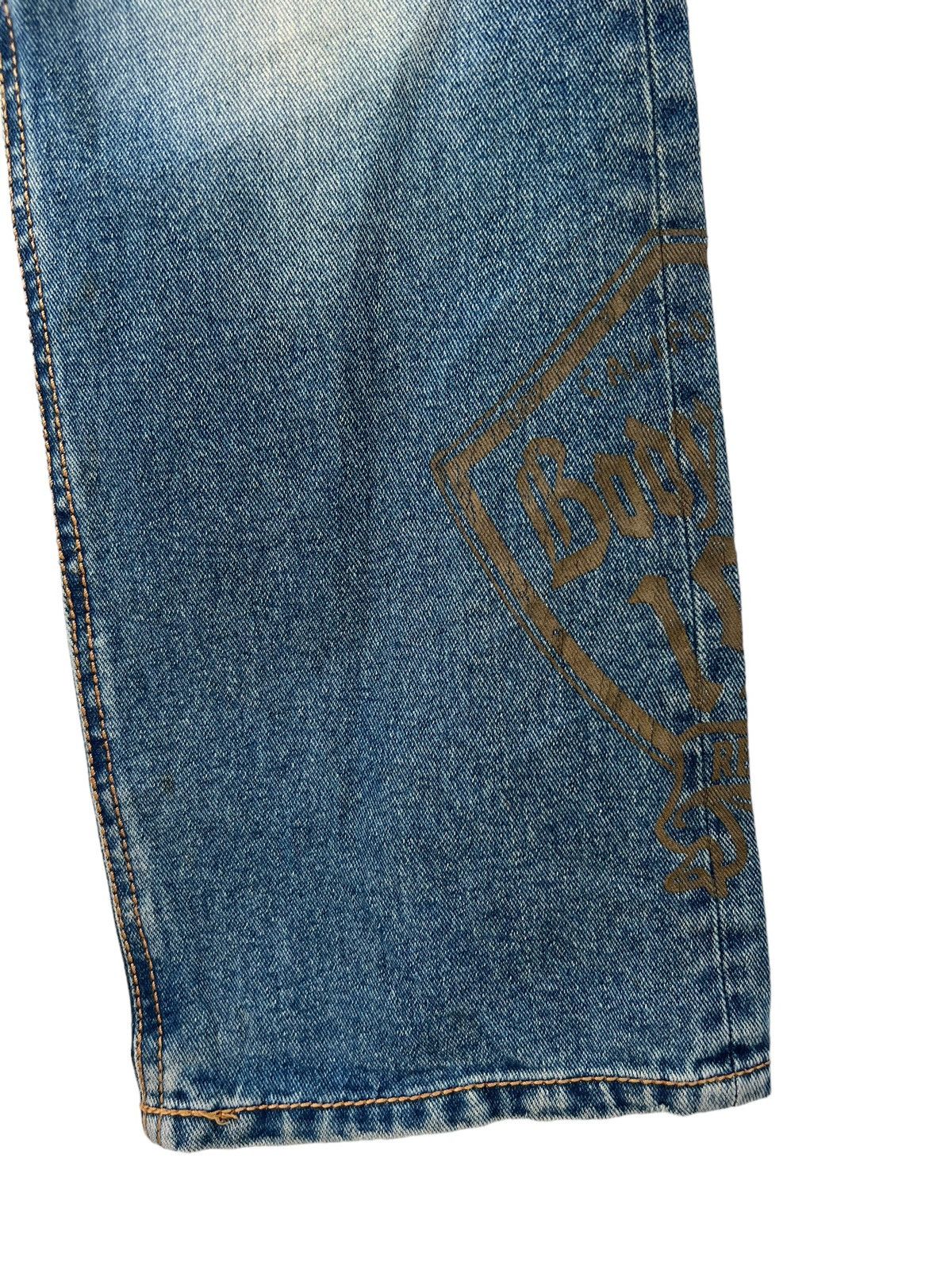 Body Glove Vintage Y2K Body Glove Distress Dirty Muddy Denim Jeans Size US 31 - 13 Thumbnail