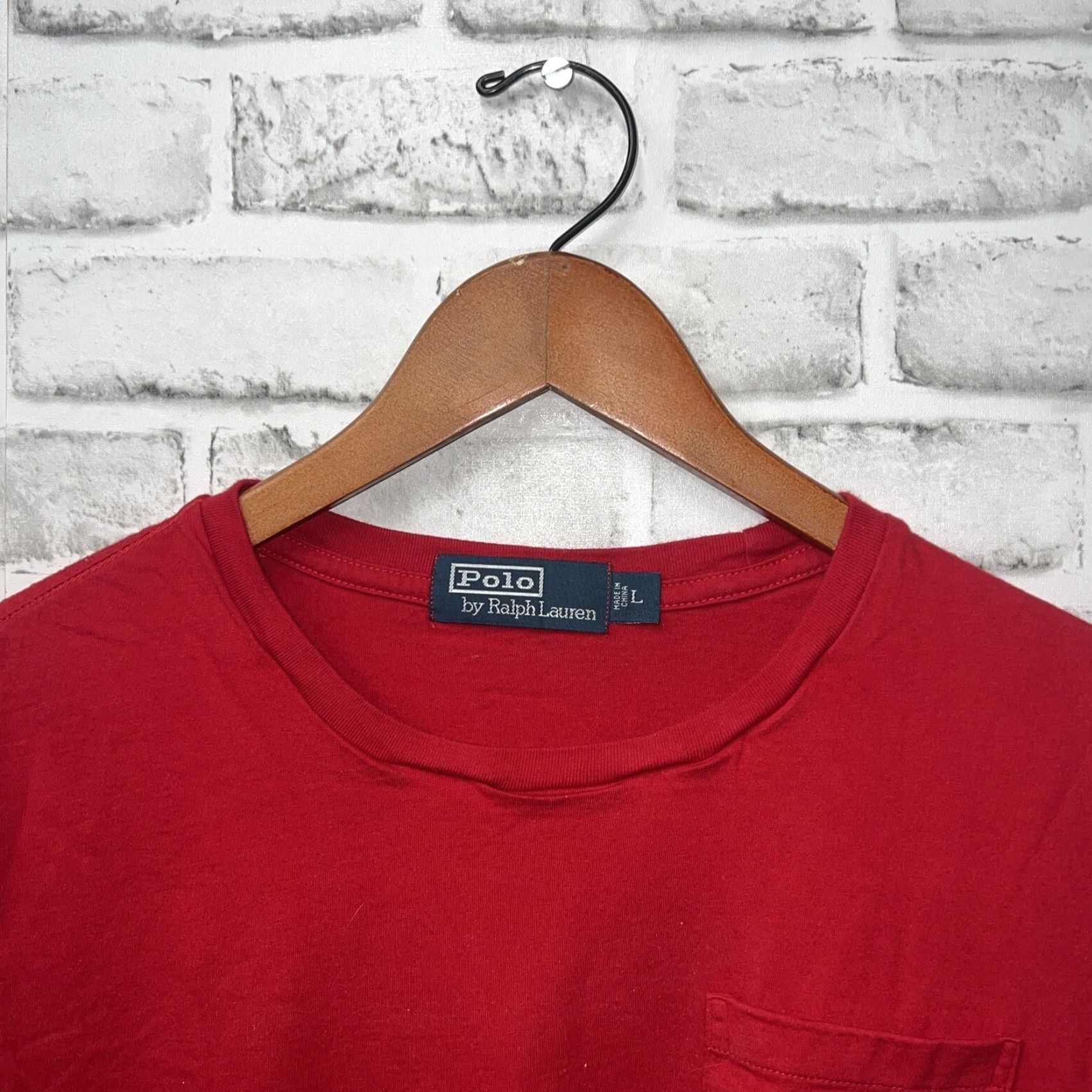 Polo Ralph Lauren Polo Ralph Lauren T-Shirt Pocket Red Mens Size L Size US L / EU 52-54 / 3 - 2 Thumbnail