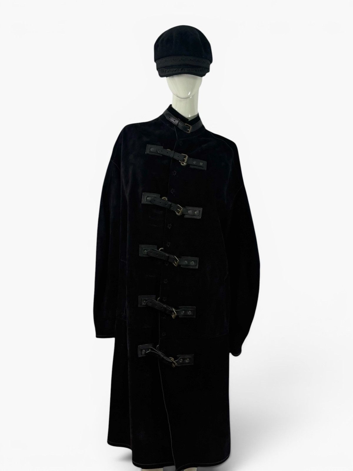 Gucci SS02 Bondage Long Leather Coat by Gucci Size L / US 10 / IT 46 - 1 Thumbnail
