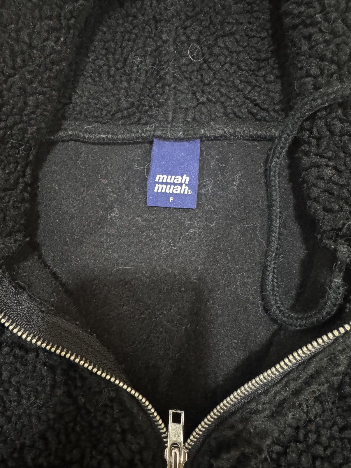 Japanese Brand × Vintage Vintage Muah muah Sherpa hoodie Size US L / EU 52-54 / 3 - 7 Thumbnail