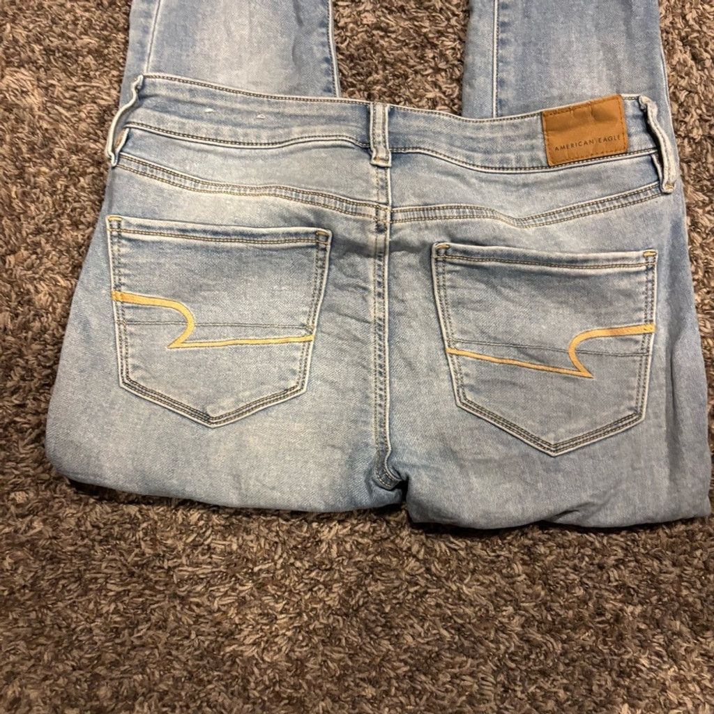 American Eagle Outfitters American Eagle Outfitters Light Blue Jegging Jeans Size 27" / US 4 / IT 40 - 1 Thumbnail