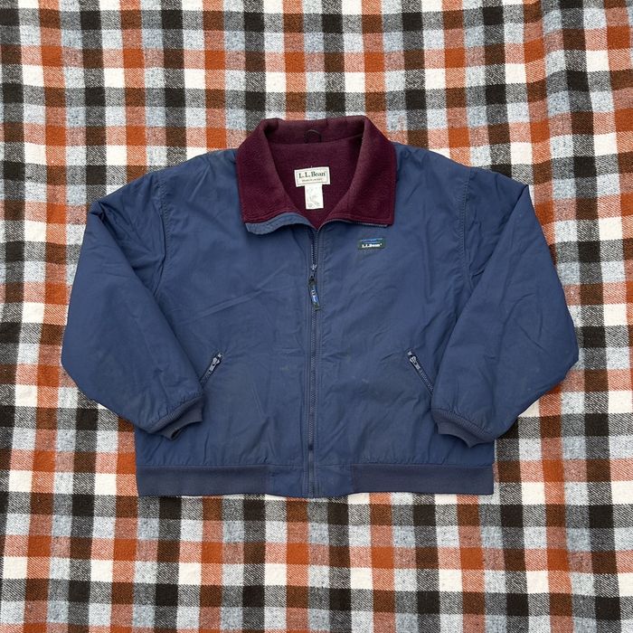 Vintage Vintage 80s L.L. Bean Navy Warm-up Jacket | Grailed