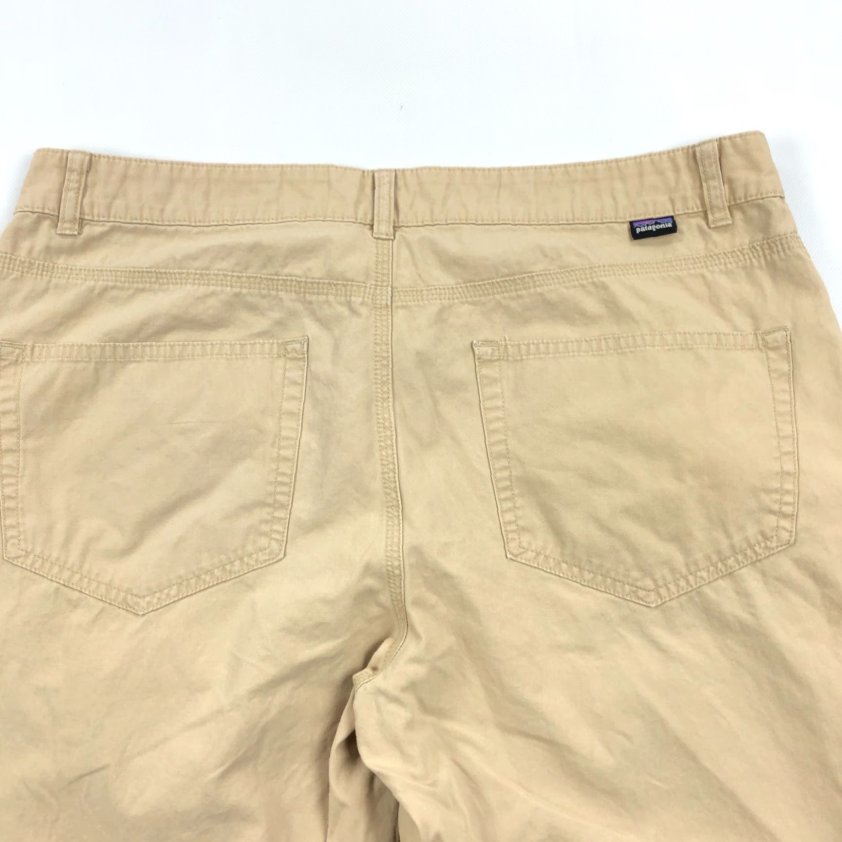 Patagonia Patagonia Guild Pants Mens 33 Light Khaki Lightweight Durable Canvas Cotton 5-Pocket Regular Inseam 31 Beige Size US 33 - 4 Thumbnail