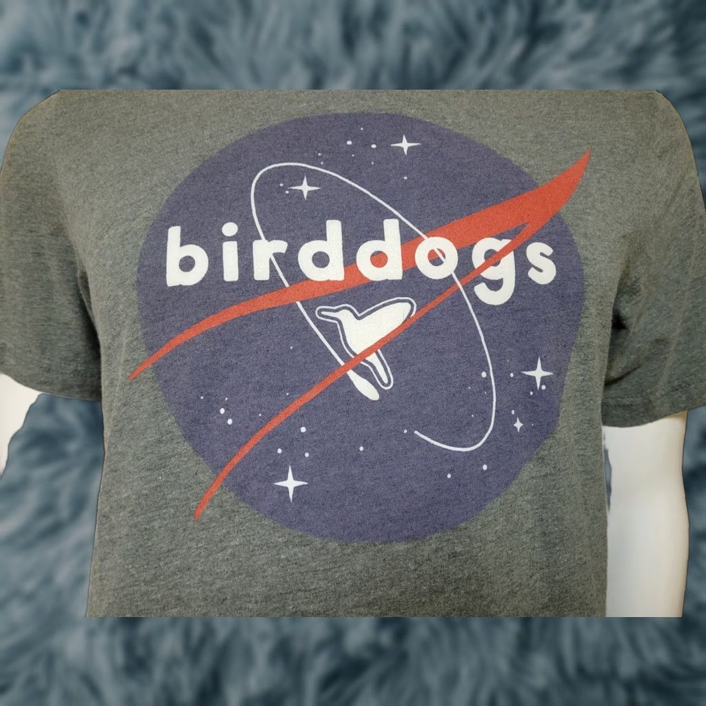 NASA Birddogs Sportswear T Shirt Large Gray NASA logo Short Sleeve Crew Neck Retro Graphic Tee Men Lboys? Size US L / EU 52-54 / 3 - 1 Thumbnail