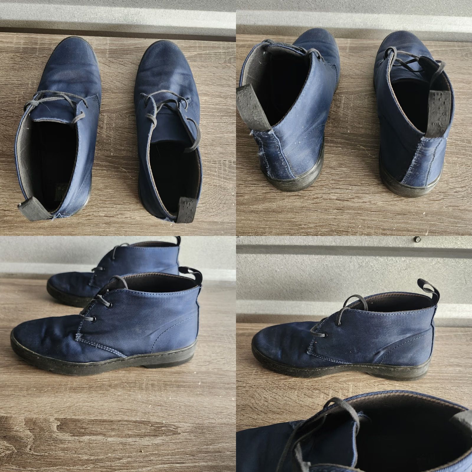 Dr. Martens Dr Martens DAYTONA Boots / BLUE Satin / Women’s US Size 9L - NEEDS CLEANING Size US 9 / IT 39 - 8 Thumbnail