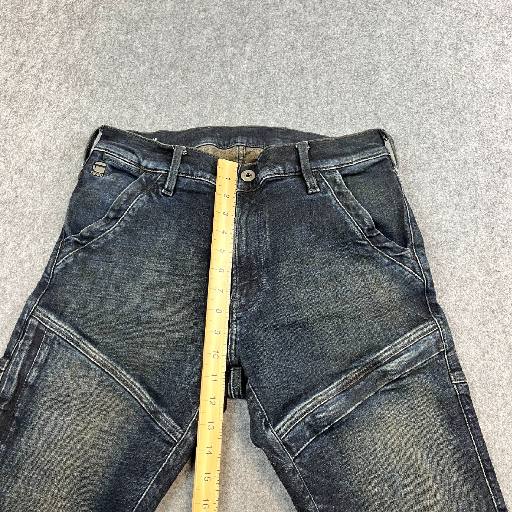 G-Star G-Star Jeans Slim Skinny 32 32 Dark Wash Blue Rackam Mens Denim 5-Pocket Style Jeans Size US 32 / EU 48 - 5 Thumbnail