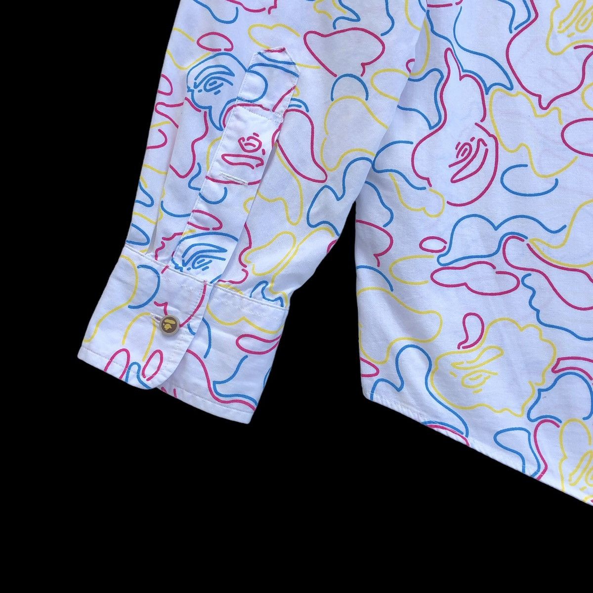 Bape Neon Camo Button Up Shirt Size US S / EU 44-46 / 1 - 6 Thumbnail