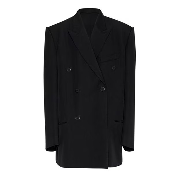 Balenciaga Oversized Double Breasted Blazer Size US L / EU 52-54 / 3 - 1 Thumbnail