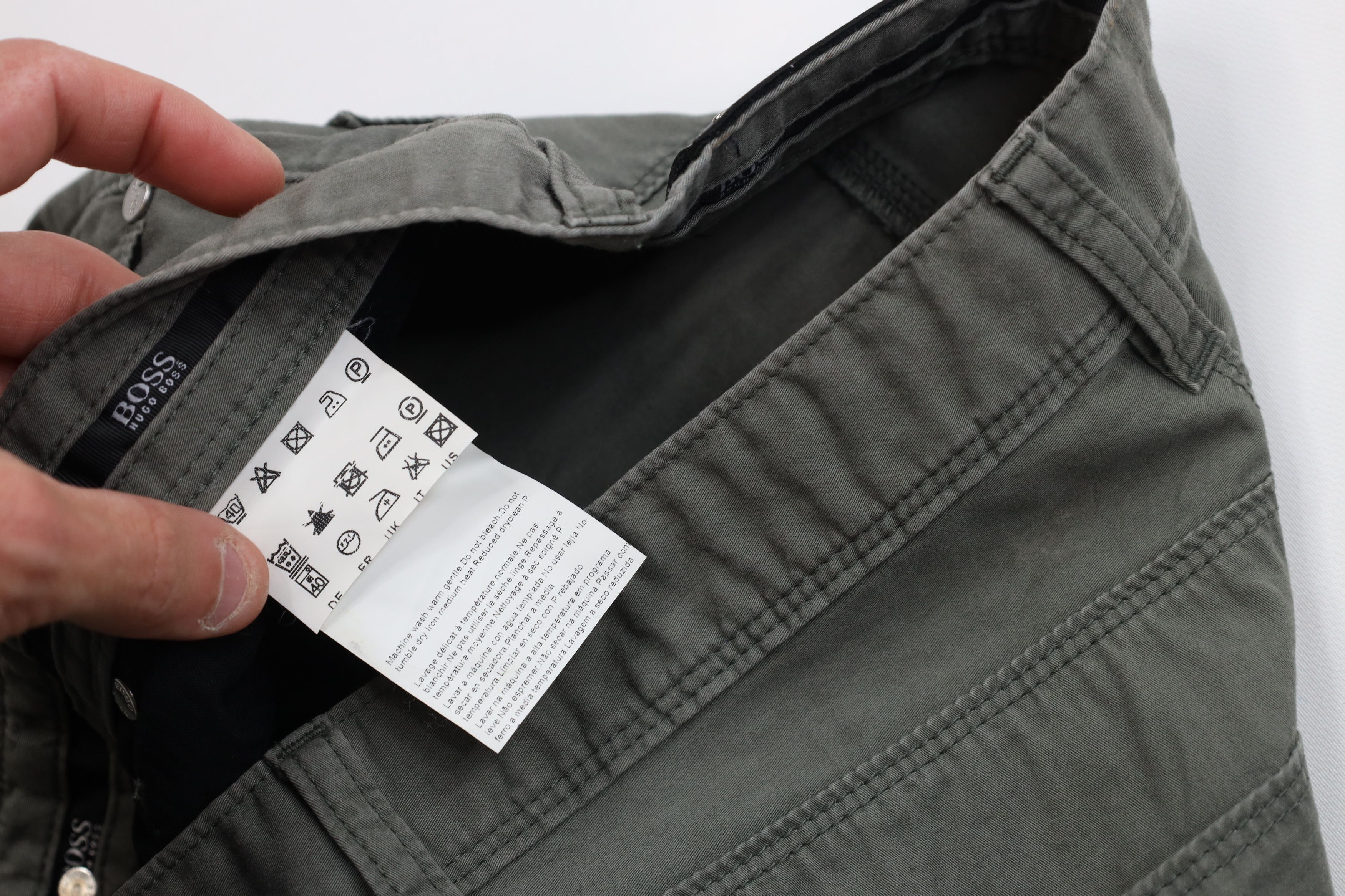 Hugo Boss Vintage Hugo Boss Straight Leg Chino Pants Trousers Gray Size US 32 / EU 48 - 9 Thumbnail