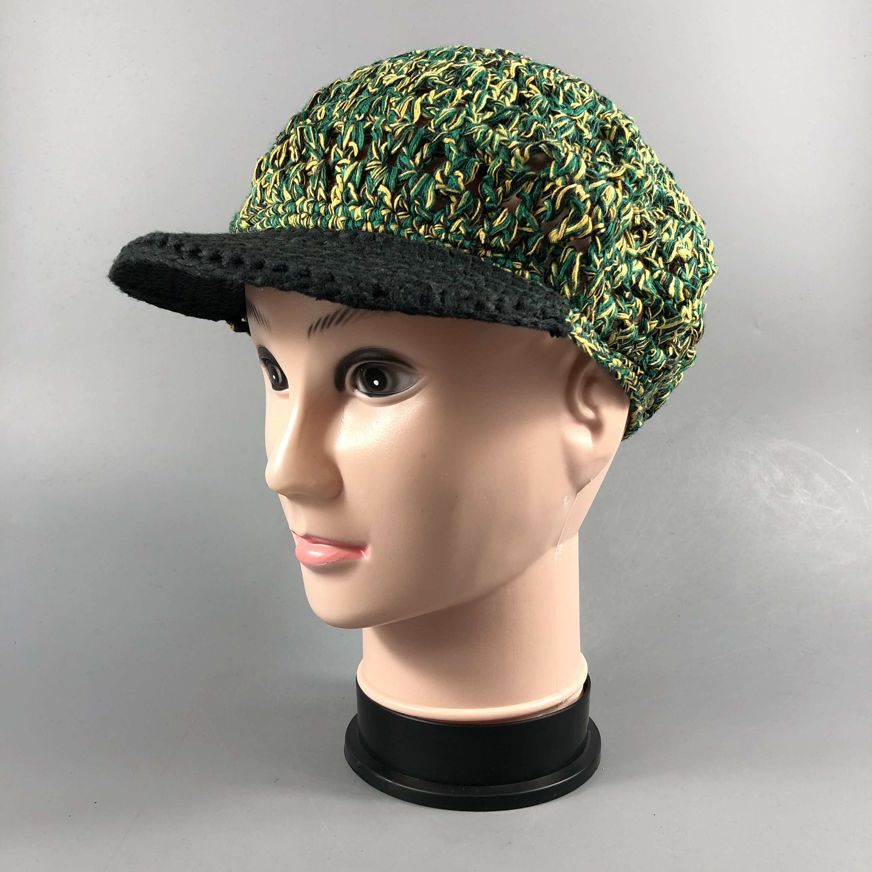 Japanese Brand Flora Crochet Knit Hat Size ONE SIZE - 2 Thumbnail