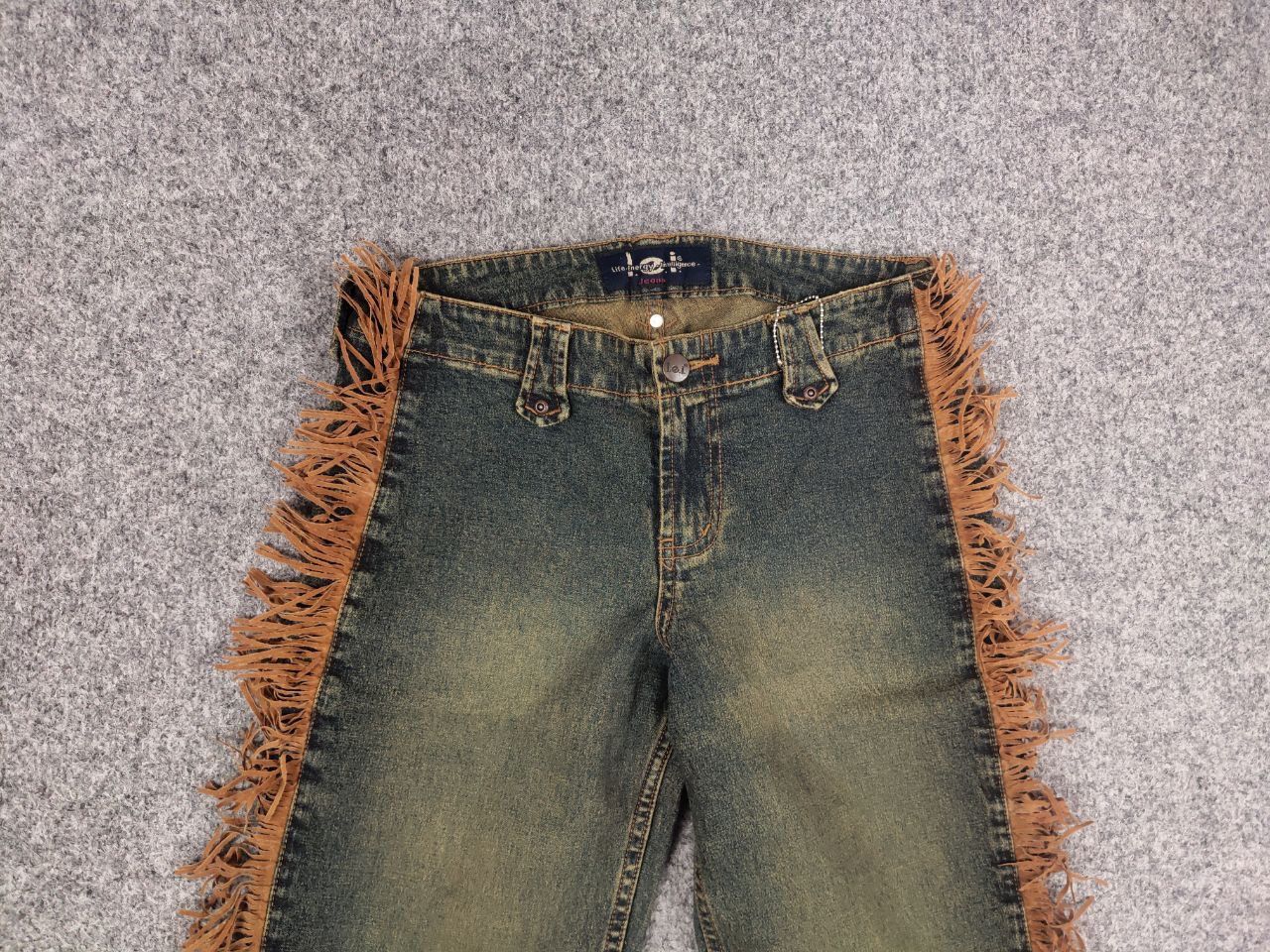 If Six Was Nine Vintage if six was nine style Faded denim Jeans Y2K l.g.b. Size US 30 / EU 46 - 9 Thumbnail