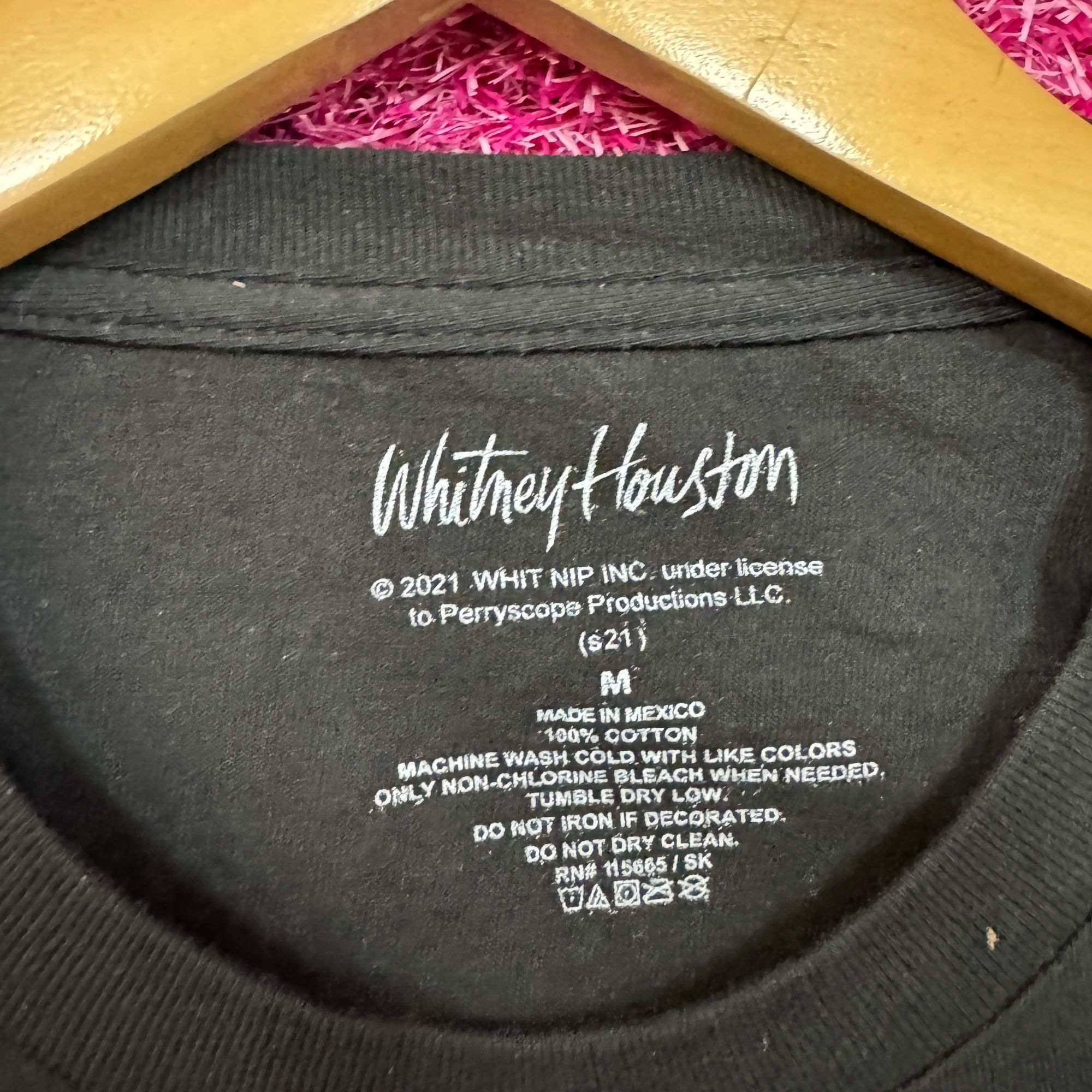 Other Whitney Houston 1987 Alternate Album Art Dance Pop Tee M Size US M / EU 48-50 / 2 - 4 Thumbnail