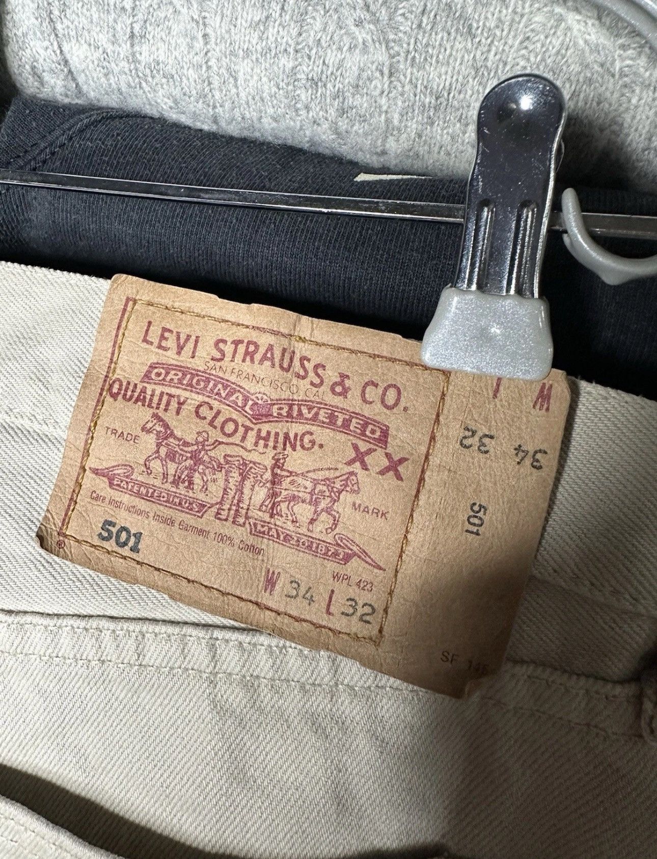 Levi's 34/32 Levi's 501 Vintage Jeans Denim Rarest Y2K Pants Size US 34 / EU 50 - 3 Thumbnail