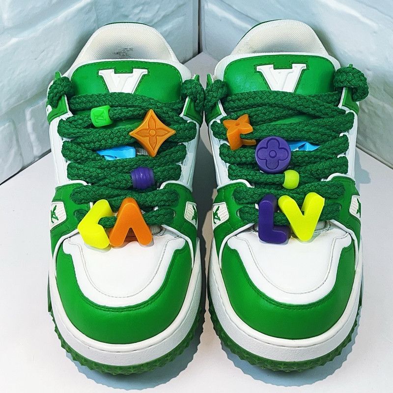 Louis Vuitton Louis Vuitton Trainer Maxi Low-Top Sneakers 0079 Size US 6.5 / EU 39-40 - 1 Thumbnail