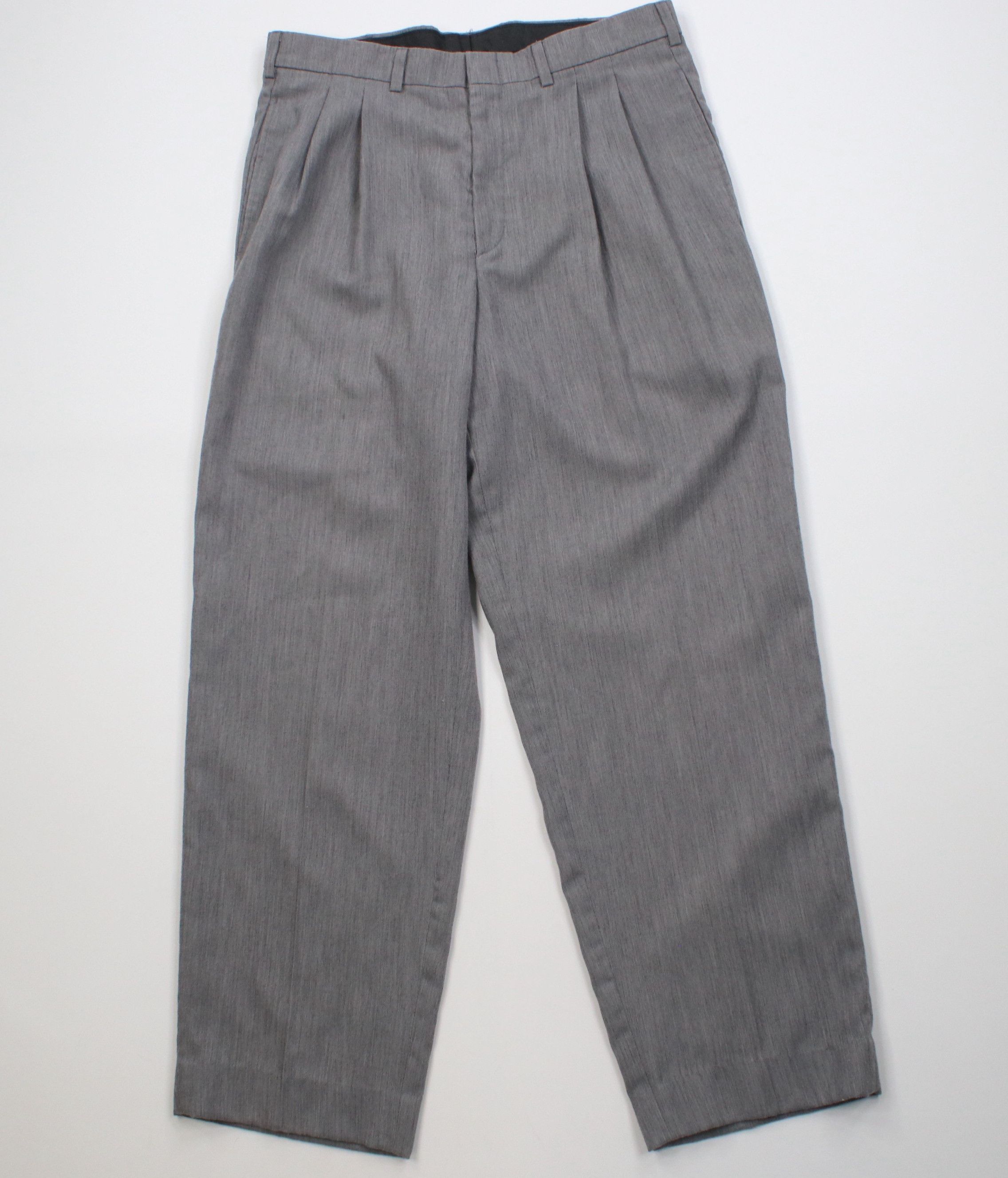 Vintage Vintage 90s Streetwear Gabardine Blend Knit Chino Pants Size US 32 / EU 48 - 1 Thumbnail