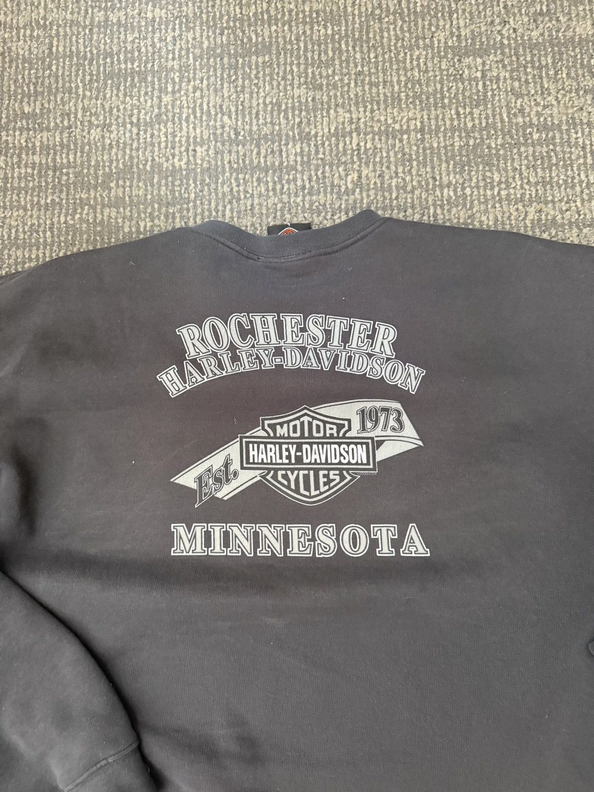 Harley Davidson Harley Davidson Vintage Crewneck Size US L / EU 52-54 / 3 - 7 Thumbnail