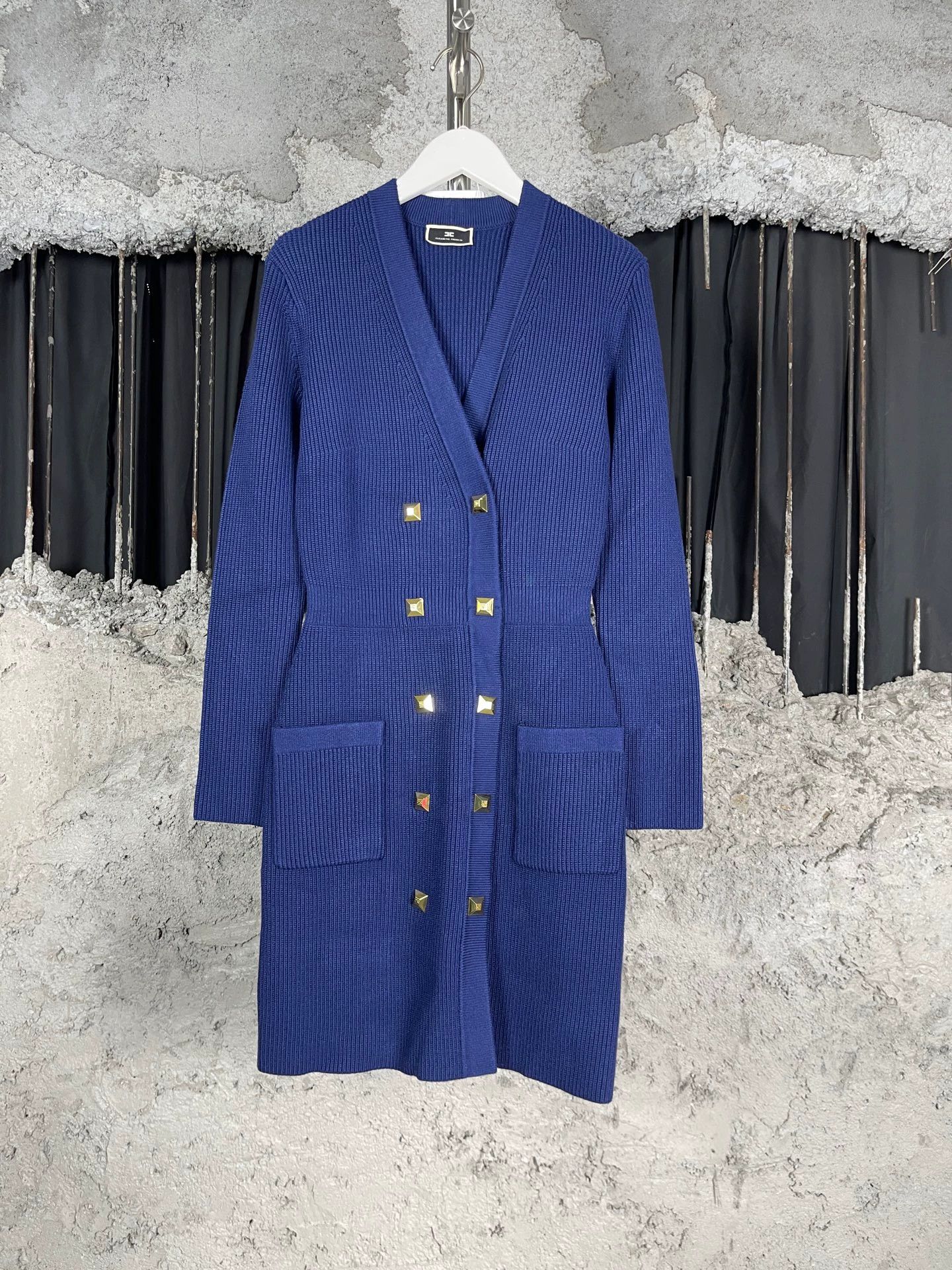 Elisabetta Franchi Elisabetta Franchi Wool Coat 42 New Size M / US 6-8 / IT 42-44 - 1 Thumbnail