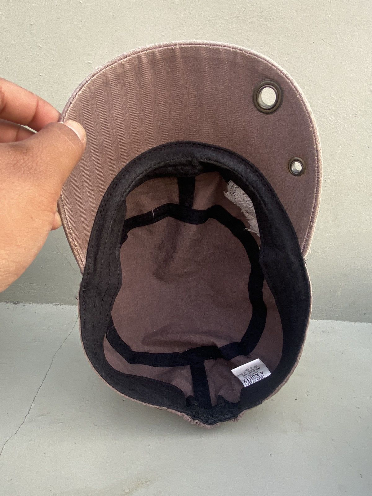 If Six Was Nine 2000s A.KURTZ puccini urban style ditsetressed patrol hat Size ONE SIZE - 7 Thumbnail
