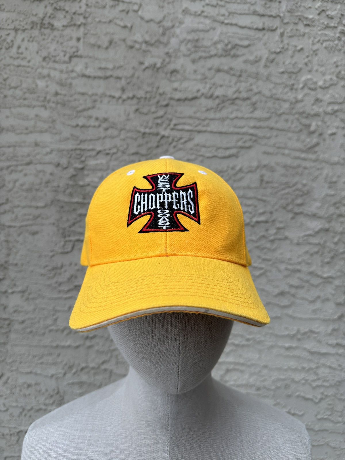 West Coast Choppers WEST COAST CHOPPERS “MUSTARD” TRUCKER HAT Size ONE SIZE - 2 Thumbnail