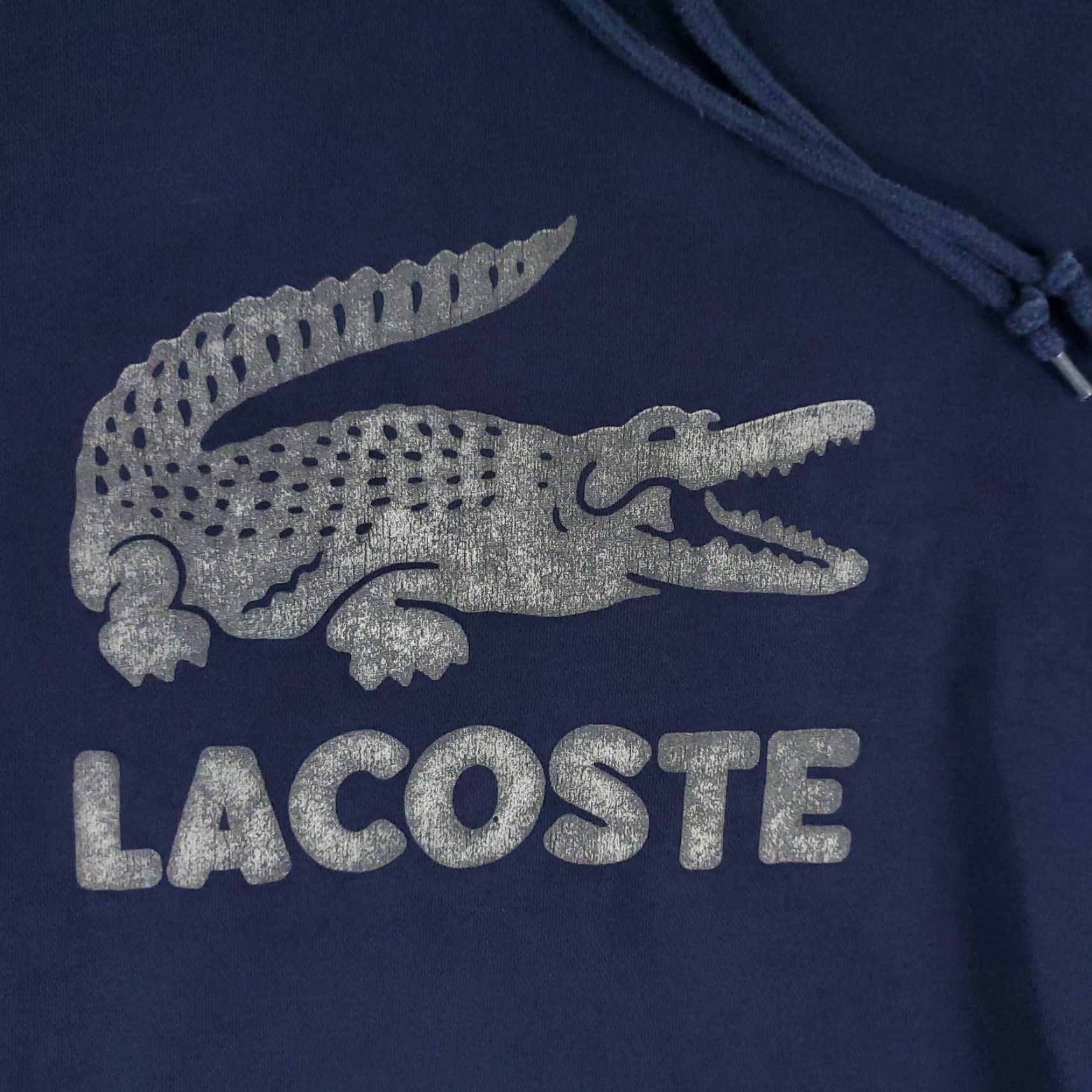 Lacoste Lacoste Hoodie Mens M Blue Croc Logo Pullover Sweatshirt Shirt Size US M / EU 48-50 / 2 - 3 Thumbnail