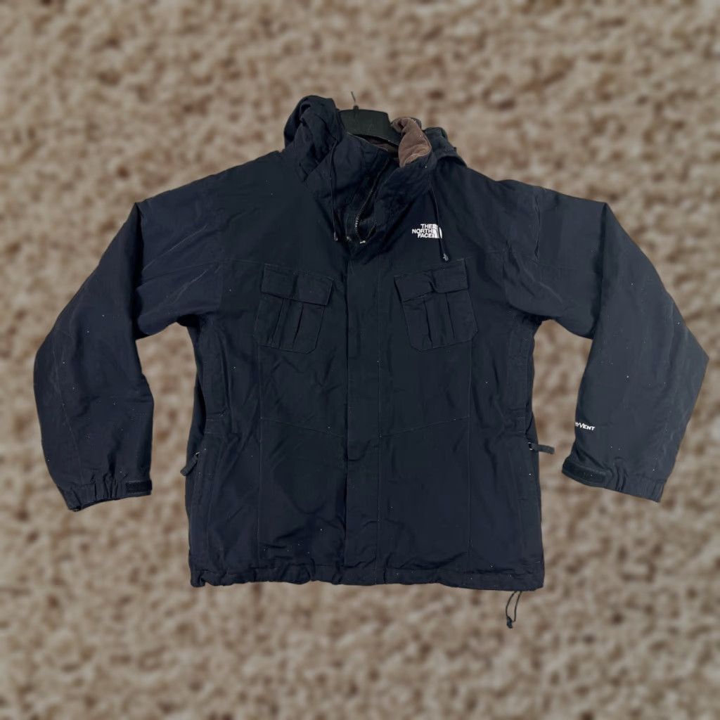 The North Face The North Face Jacket Womens Large Black Windbreaker HyVent Rain Nylon Size L / US 10 / IT 46 - 1 Thumbnail