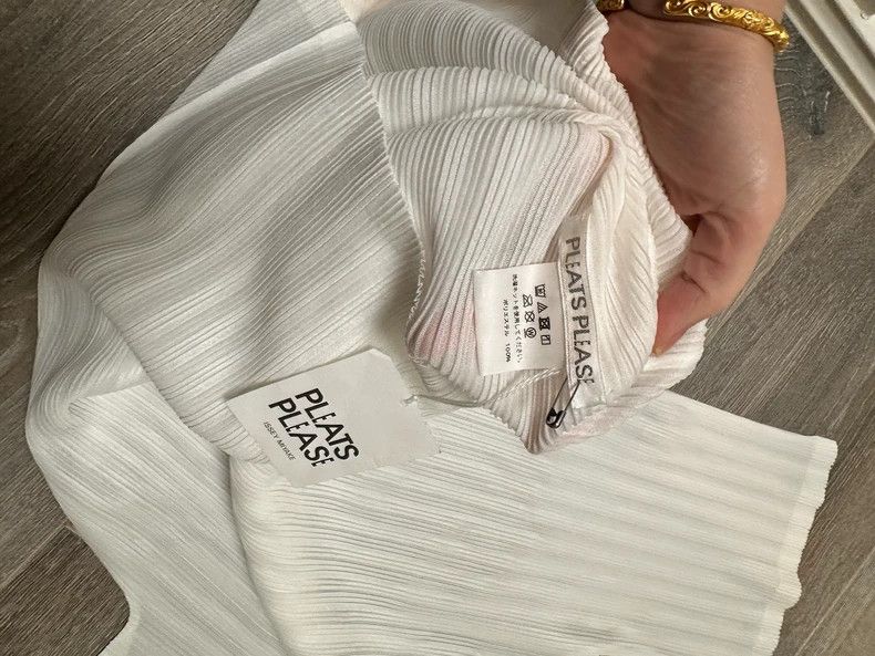 Issey Miyake issey miyake size:3 High collar and long white sleeves 250 Size XXS / US 00 / IT 34 - 5 Thumbnail