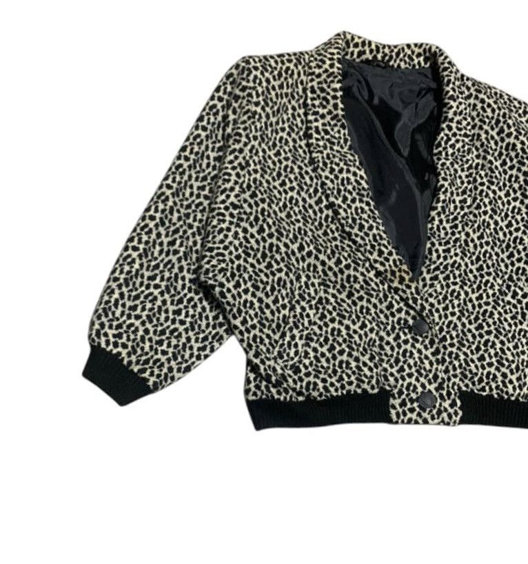 If Six Was Nine Vintage Leapord Wool Cardigan Jacket Size US L / EU 52-54 / 3 - 2 Thumbnail