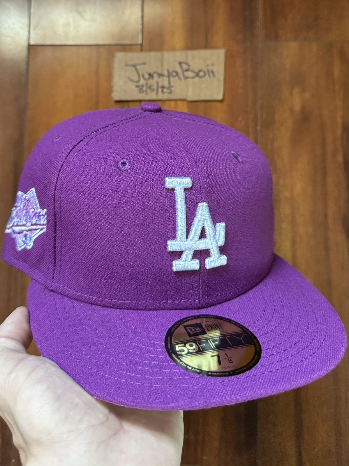 Hat Club Size 7 LA Dodgers 1998 World Series Patch Jae Tips Fitted Size ONE SIZE - 1 Thumbnail