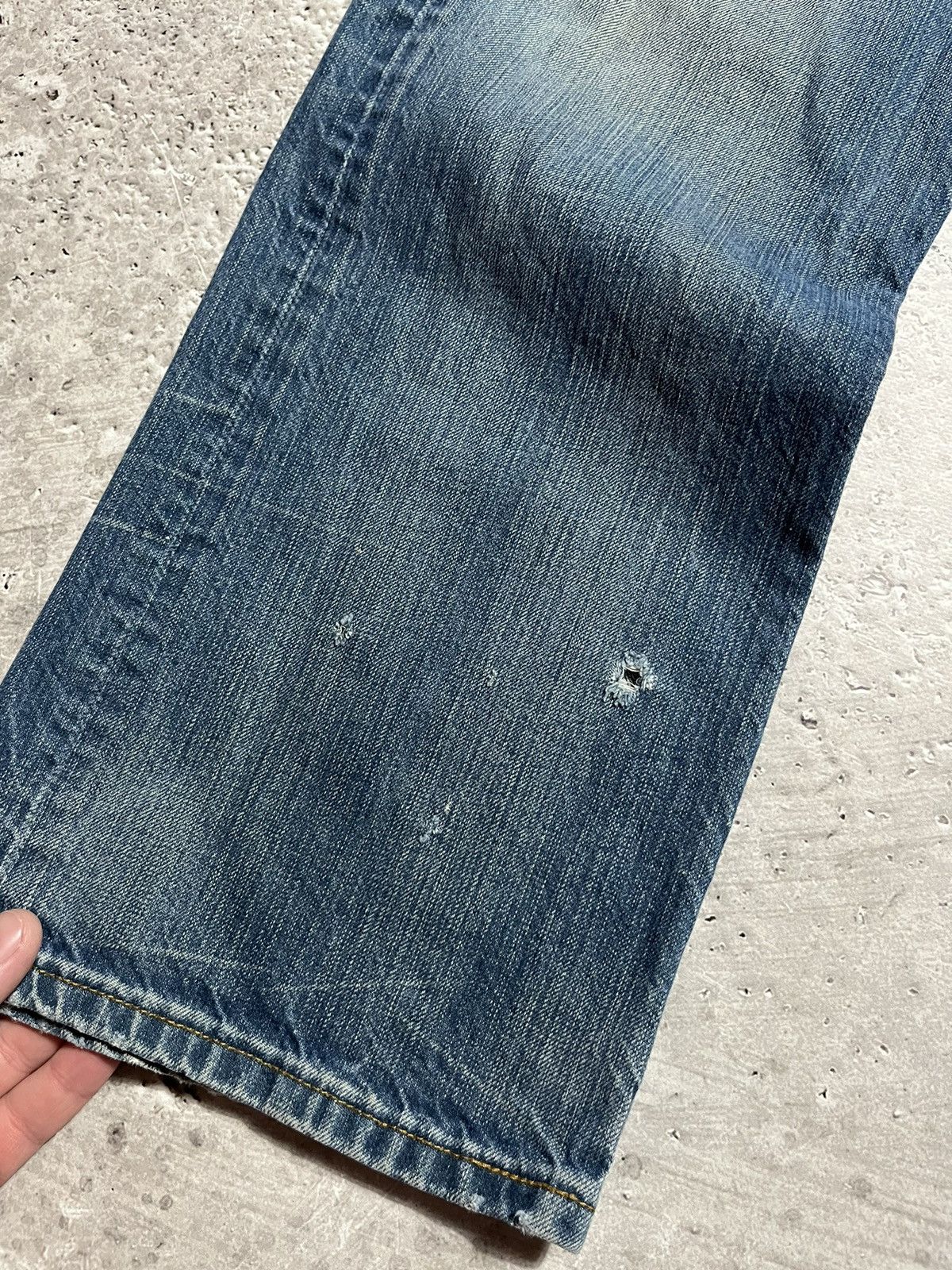 Jean × Levi's × Vintage Levis 501 Vintage 90s USA Distressed Denim Jeans Baggy Size US 36 / EU 52 - 10 Thumbnail