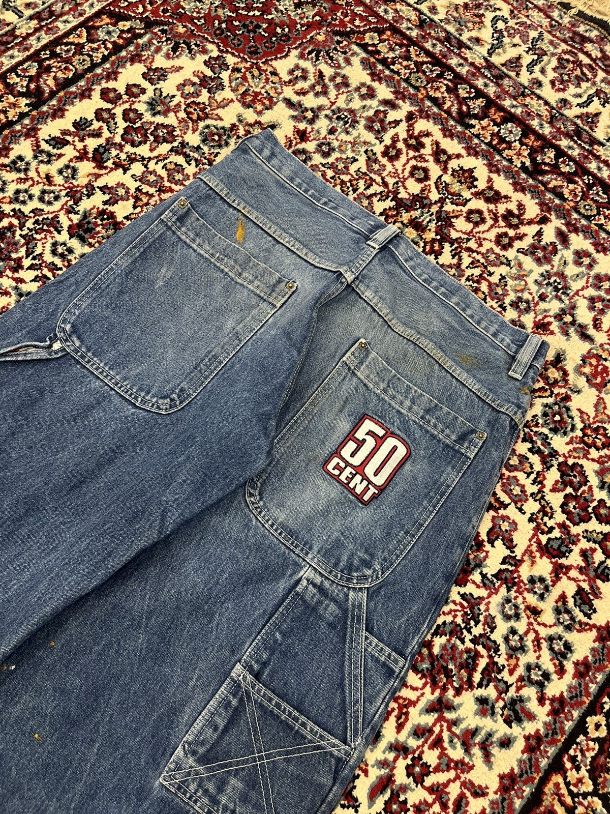 50 Cent × Vintage Crazy Vintage 50 cent hip hope denim Size US 36 / EU 52 - 2 Thumbnail