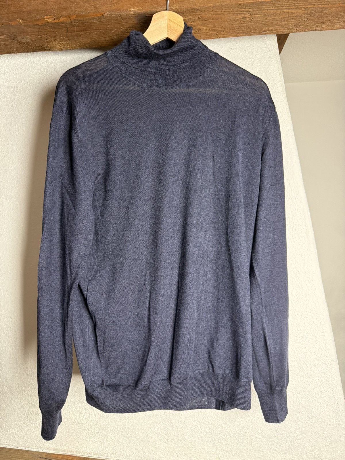 Other Bongénie Grieder Wool Silk Turtleneck Sweater Size US XL / EU 56 / 4 - 1 Thumbnail