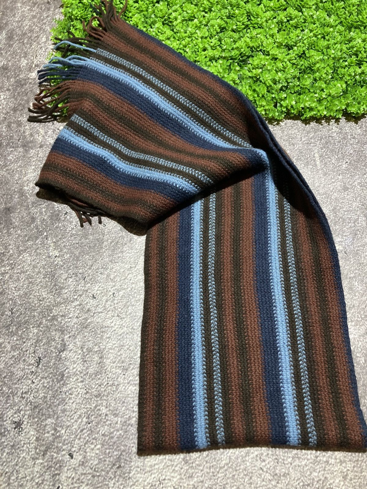 Vivienne Westwood Vivienne Westwood Accessories Wool Scarf Striped Orb Logo Size ONE SIZE - 4 Thumbnail