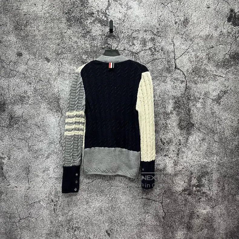 Thom Browne Thom Browne Color Block Striped Cardigan Jacket Size US XXS / EU 40 - 2 Thumbnail