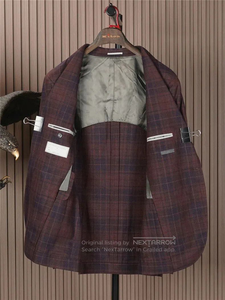 Brunello Cucinelli Brunello Cucinelli Wool Silk Blazer. Size US L / EU 52-54 / 3 - 2 Thumbnail