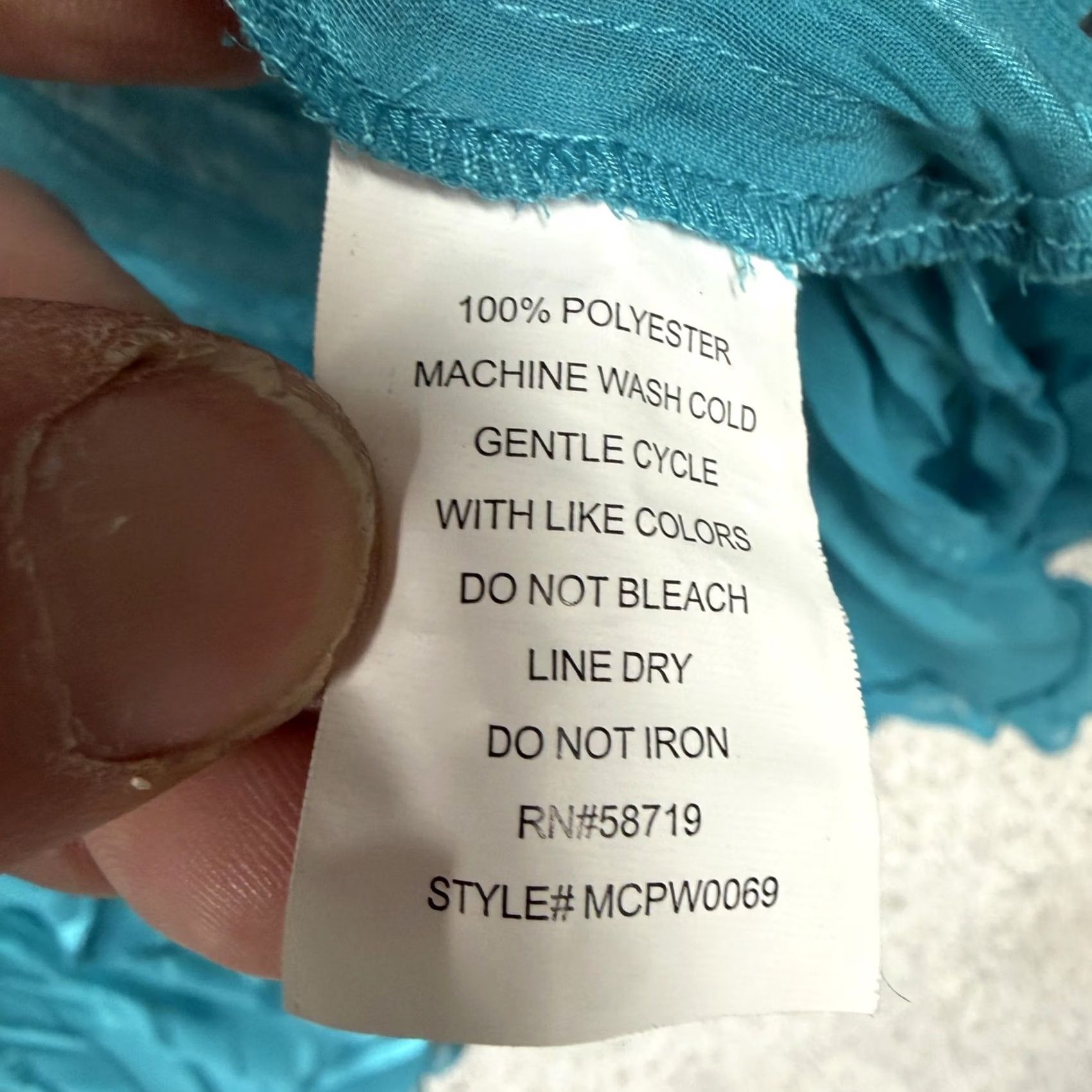 Vintage Notations Blouse XL Blue Women's Festival Romantic Fairy Chic Tunic Size XL / US 12-14 / IT 48-50 - 6 Thumbnail