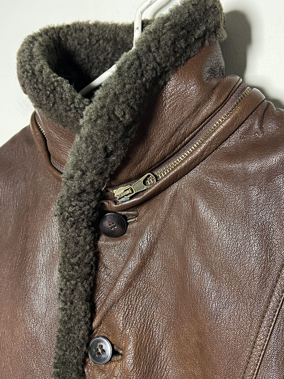 Giorgio Armani Giorgio Armani runway shearling aviator jacket archive Size US M / EU 48-50 / 2 - 8 Thumbnail
