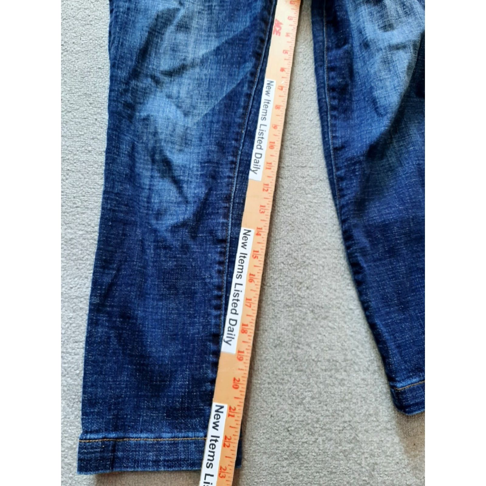 Vintage KUT from the Kloth Jeans Women's Size 6 Blue Denim Straight 5-Pocket Design Regular Stretch Pocket Blue Denim 6 Women Jeans Clinch? Size 28" / US 6 / IT 42 - 2 Thumbnail
