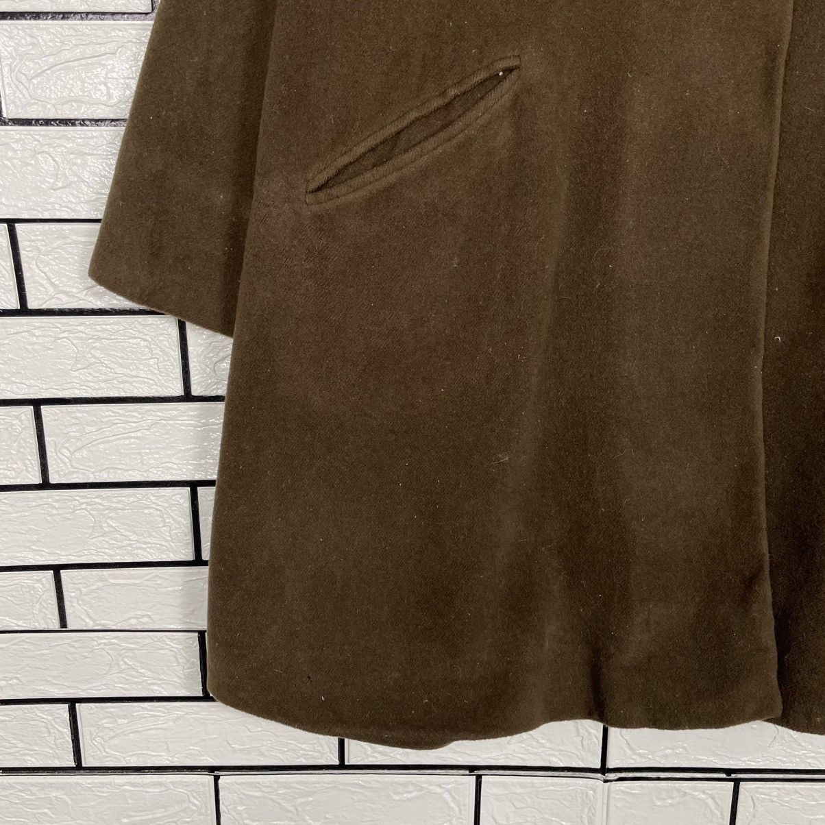 Other Ixia Made In Italy Brown Wool Cashmere Overcoat Size M / US 6-8 / IT 42-44 - 4 Thumbnail