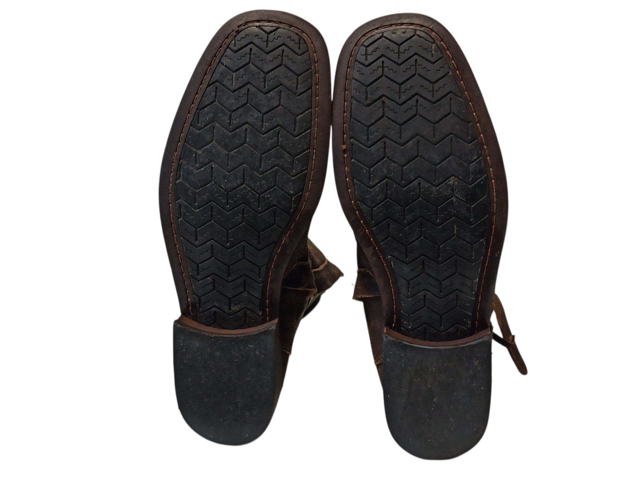 Other Rare Nushu Archive The Biker Brigade Waxed Suede Boots Size US 9 / EU 42 - 9 Thumbnail
