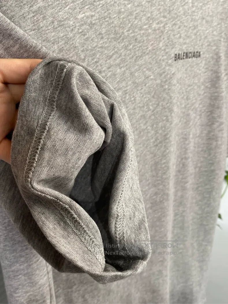 Balenciaga Balenciaga Short-sleeve T-shirt with letter print logo, gr Size US XXS / EU 40 - 5 Thumbnail