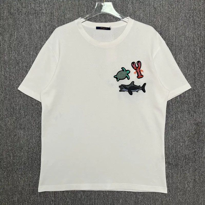 Louis Vuitton Louis Vuitton Men's White Cotton T-Shirt 0089 Size US XL / EU 56 / 4 - 1 Thumbnail