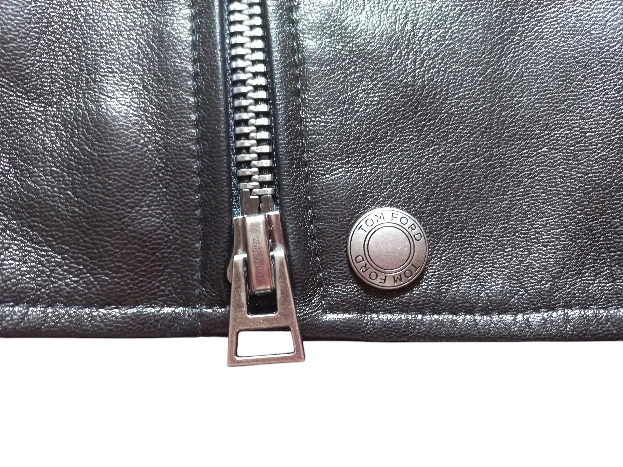 Tom Ford LAMB LEATHER BIKER JACKET Size US M / EU 48-50 / 2 - 6 Thumbnail