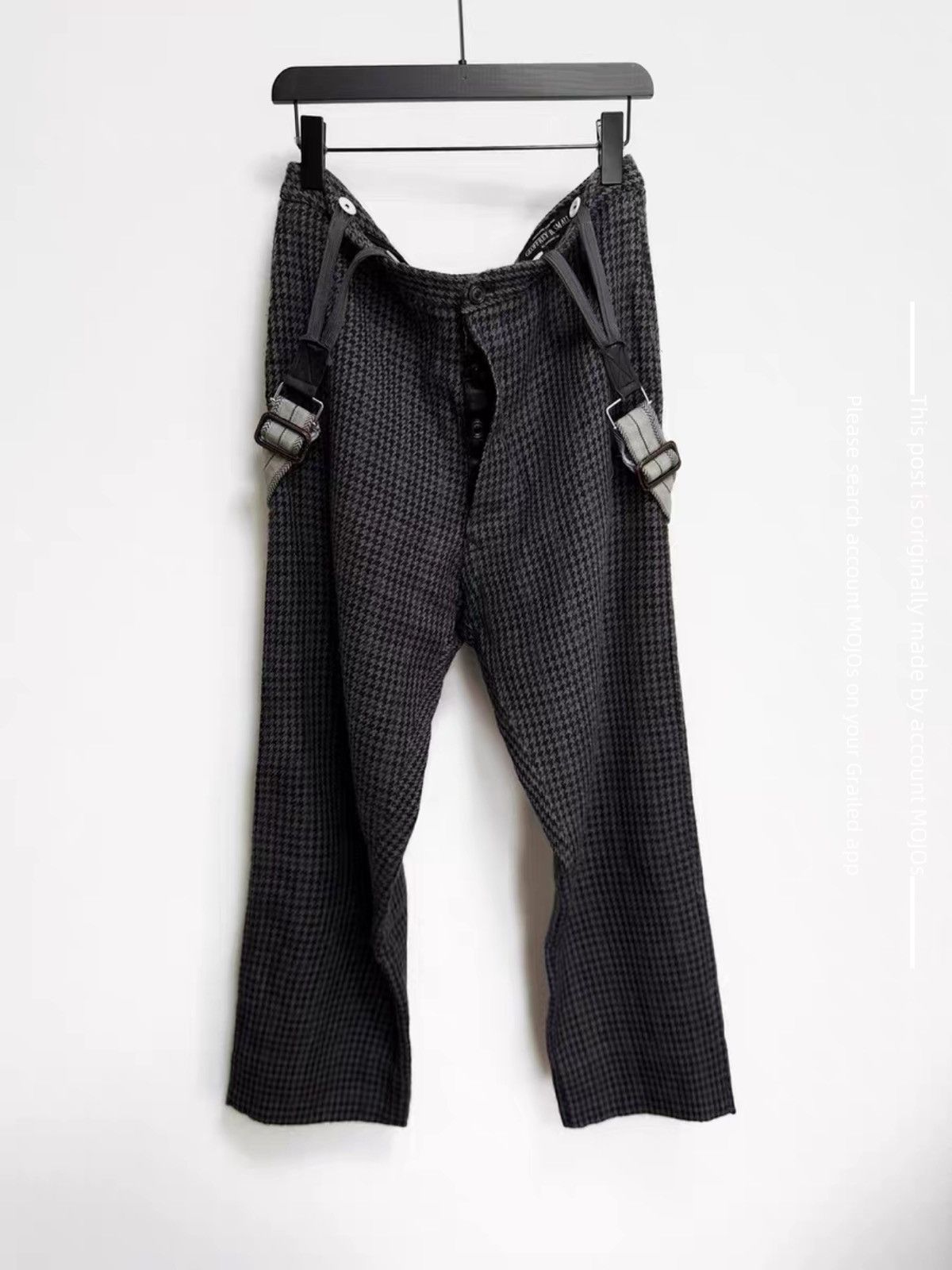 Geoffrey B. Small Sz M Geoffrey B.Small Alpaca Blend Hound Tooth Pants mojo.s Size US 32 / EU 48 - 1 Thumbnail